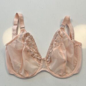 Elomi Namrah Bandless Plunge Pink Bra